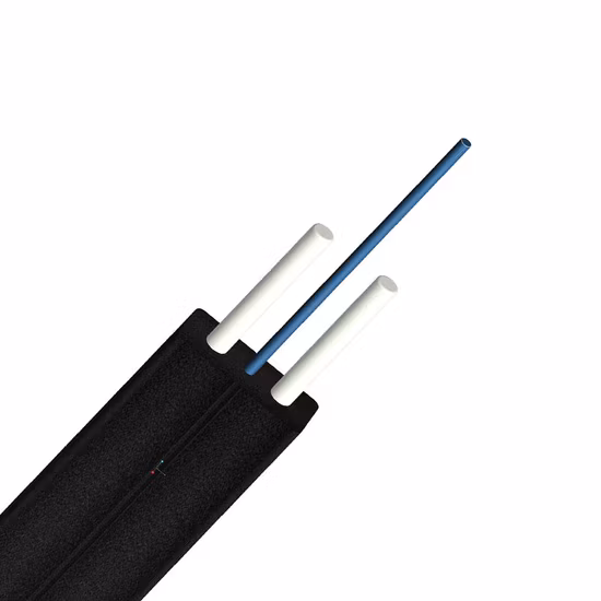 2 Core FTTH Self-Supporting Bow-Type Drop Cable Optical Fiber