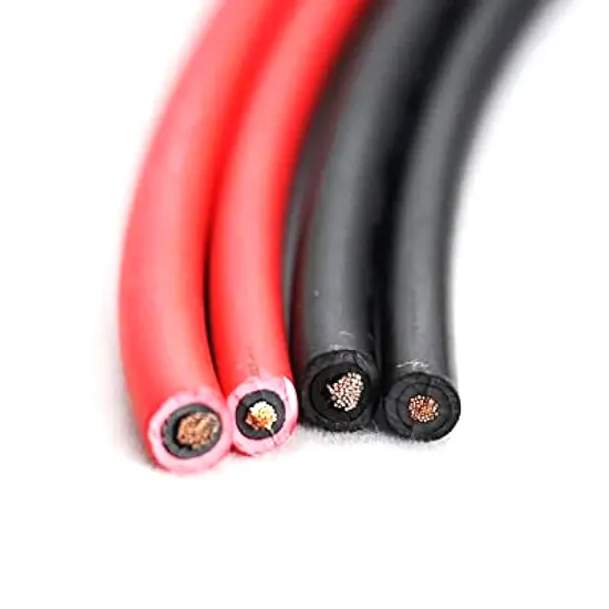 Composite Customized 35mm2 50mm2 UV Resistant Electrical Waterproof Solar Jumper Wire Electric Battery PV Cable Solar Cable