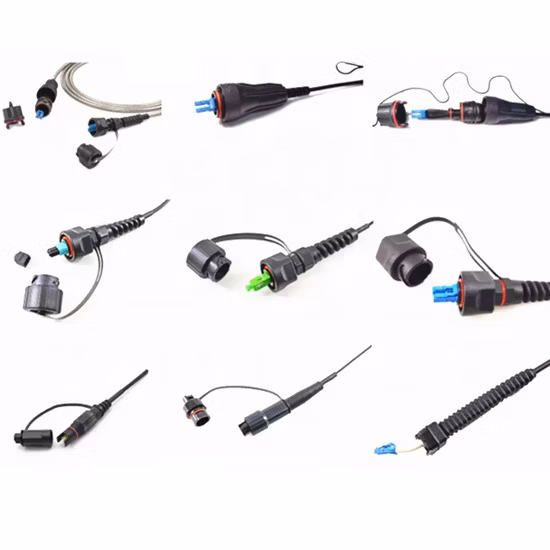 IP67 Ftta Flexible Nsn Boot LC Duplex Cpri Fiber Optic Cable for Nokia