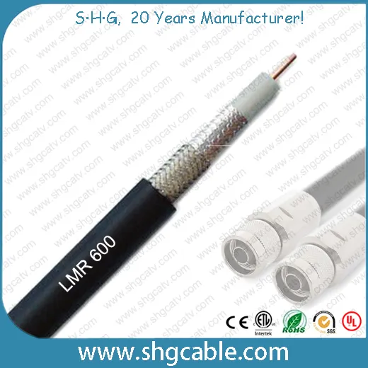 High Quality 50 Ohms LMR600 RF Coaxial Cable 