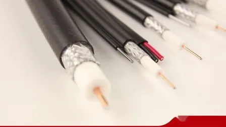 RG6/Rg59/Rg58/Rg11 Coaxial Cable with Power Cable for CCTV/CATV 