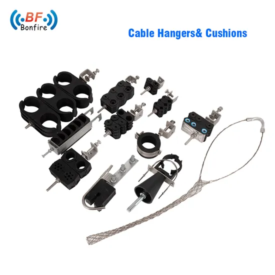 Telecom Parts Power Cable Two Type Feeder Clamp 