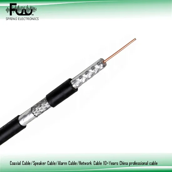 Communication Cable RG6 Tri Shield Coaxial Cable for CATV CCTV System 