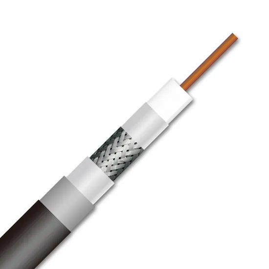 Cabo Coaxial RG6 Quad Shield for CATV Cable Television 