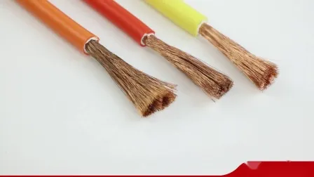 0AWG 2AWG 4AWG Transparent PVC Electric Sheath Car Power Cable 
