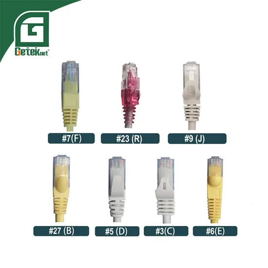Geteknet SFTP Cat8 RJ45 Network Patch Cord Ri45 Internet LAN Ethernet Extension Jumper Communication Ethernet Data Cable Patch Cord 